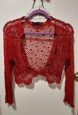 Debut burgundy red crochet - debut,