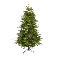 Christmas tree 7ft pre lit - christmas, pre-lit