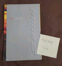 Rare 2000 Honda S2000 Brochure