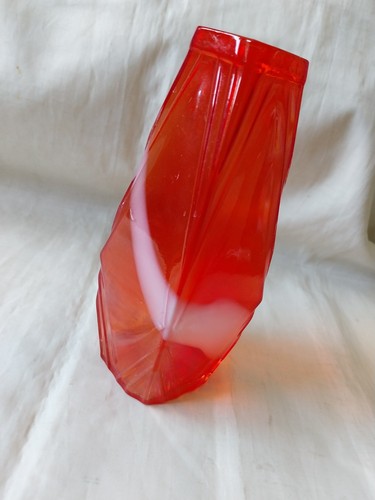 Vintage orange glass - vintage, flower