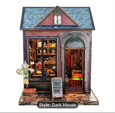 Dolls House kit  "dinosaur museum” Craft Kit With Lighting System ￼