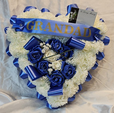 Funeral Flowers Heart Tribute