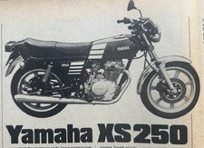 YAMAHA XS250 1977 MODEL - ORIGINAL 1977 ROAD TEST WITH SPECIFICATIONS
