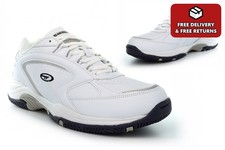 Hi-Tec Mens Trainers Lightweight Non Marking Size 13/14/15/16 Extra Large White