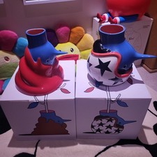 Piet Parra Vases Set of 2 - Upside Upside Down Face Vase - Boxed