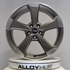 GENUINE AUDI S3/RS3/A3 8V SATIN GREY/CUT 19" INCH SINGLE FRONT ALLOY WHEEL X1