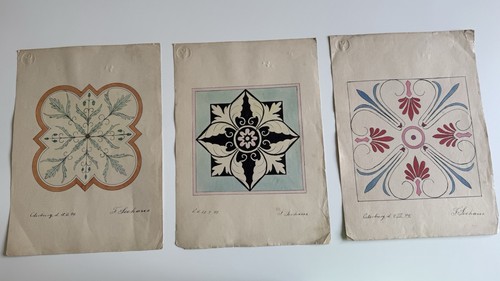 Historical hand painted art - hand,