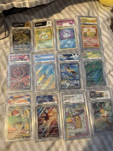 12x ace grading slab pokemon - ace,