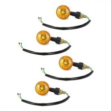 NEW 4 X INDICATORS 6V TURN SIGNAL AMBER MOTORCYCLE BLINKER LIGHTS 6 VOLTS