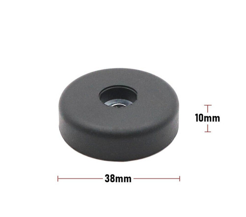 38mm 10mm rubber feet - 10mm,