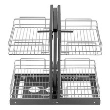 2 Tier 4 Shelf Blind Corner