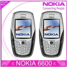 NOKIA 6600 Mobile Phone Bluetooth Camera Unlocked GSM Triband White Original