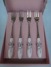 Laura Ashley Cake Fork Set of