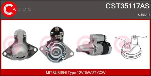 Starter motor anticlockwise - motor,