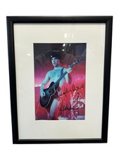 Robbie Williams Signed Framed Photograph 29cm x 19cm Frame 47.5cm x 36.5cm
