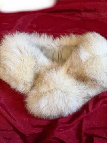 Saga fox fur tippet - fox, scarf