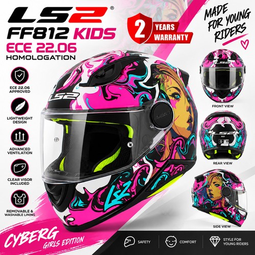 Ls2 kids full face motorbike - full,