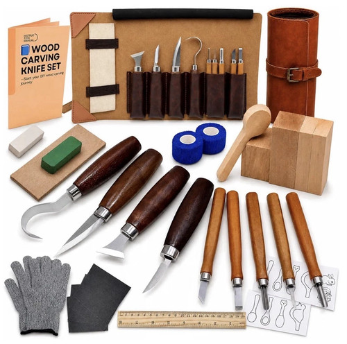 Wood whittling kit for - whittling,