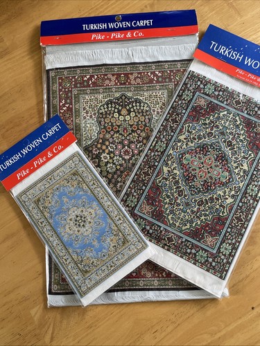 Three turkish woven - woven, carpets