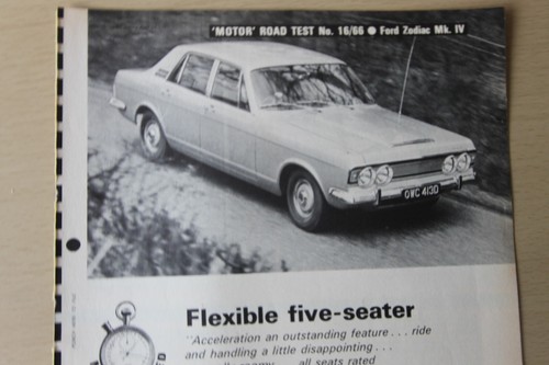 Original 1966 ford zodiac - original,