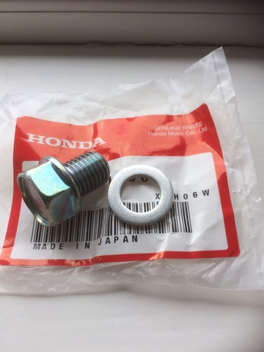 Genuine honda sump plug - plug, &