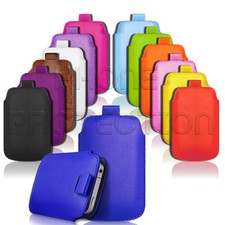 Quality slim leather - pull, tab