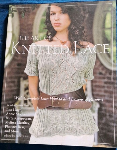 The art knitted lace with - art, of