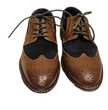Boys Next Brown Tan Brogues