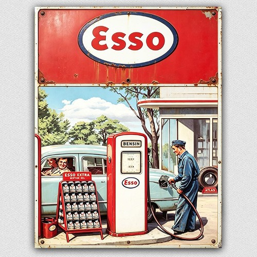 Esso garage petrol - esso,