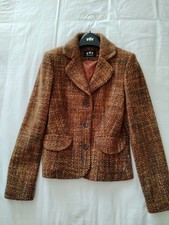 Ladies brown tweed per una - ladies,