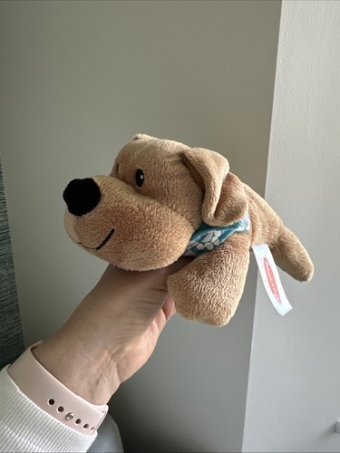 Plush brown dog cuddly toy - brown,