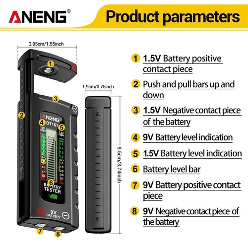 Universal battery tester - universal,