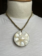 Mother Of Pearl Shell Necklace