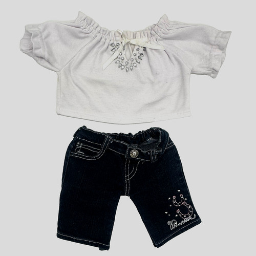 Build bear white rhinestone - build,