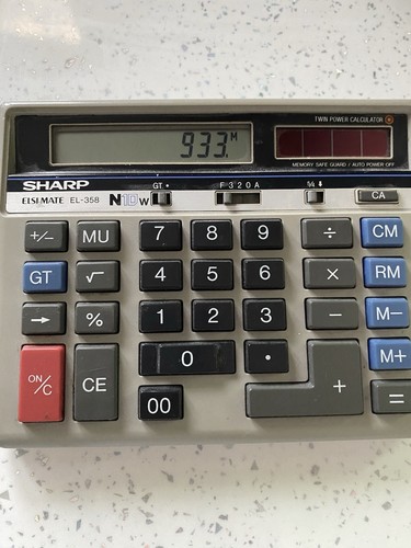 Vintage sharp elsi mate - mate, 358