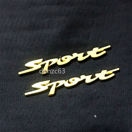 Chrome gold sport metal - 2x,