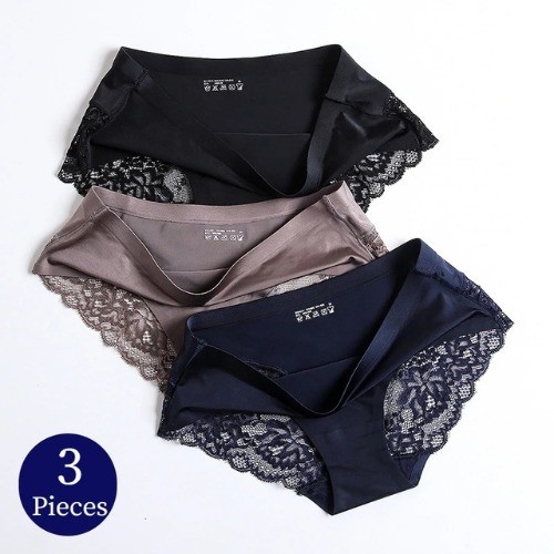 Pack women lace satin - 3,