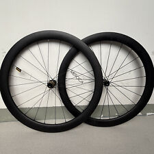 VEL 50mm Carbon Road Wheelset Clincher 700C TA Disc Brake Wheels Ultarlight
