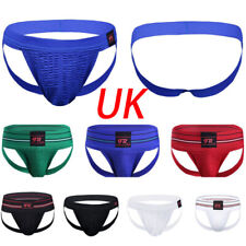 UK Mens Jock Strap Athletic Supporter Classic Style Sports Briefs Jockstrap