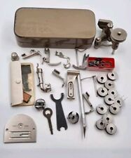 Vintage PFAFF Sewing Machine Automatic Accessory Kit Spare Parts Steel Bobbins