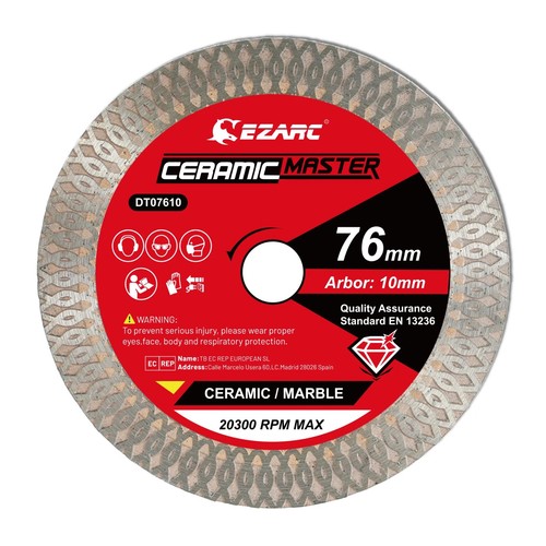 76mm diamond cutting - disc,, 2pc