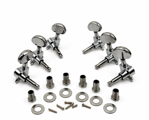Chrome guitar tuners - tuners, set