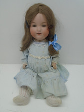 Antique Armand Marseille Porcelain Bisque Charlotte Doll With Moving Eyes
