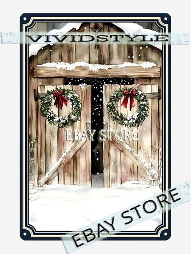 Stable door metal tin sign - metal,