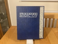 Vintage Ford Capri Club Binder For Magazines A4