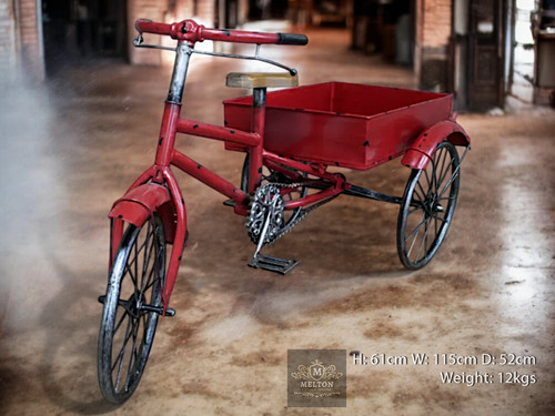 Trike bike planter vintage - bike,