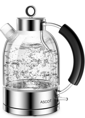 Ascot electric kettle glass - ascot,