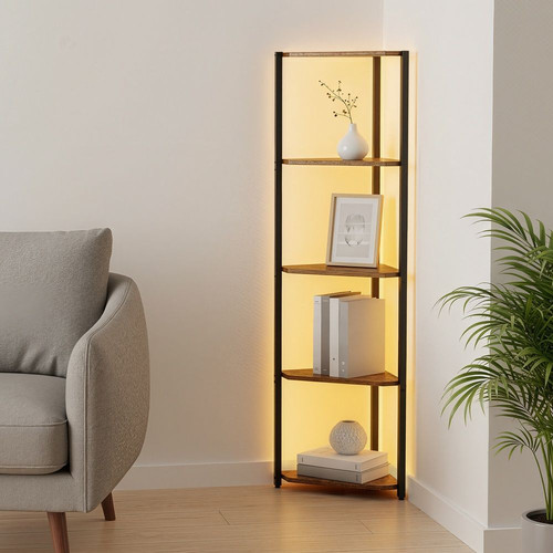 Tier led corner - 5-tier,