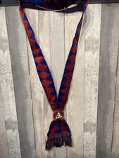Vintage masonic sash and - vintage, badge