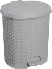 Grey Rattan Style Plastic